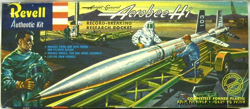 Revell 1/40 Aerobee Hi Missile - 'S' Issue, H1814-98 plastic model kit